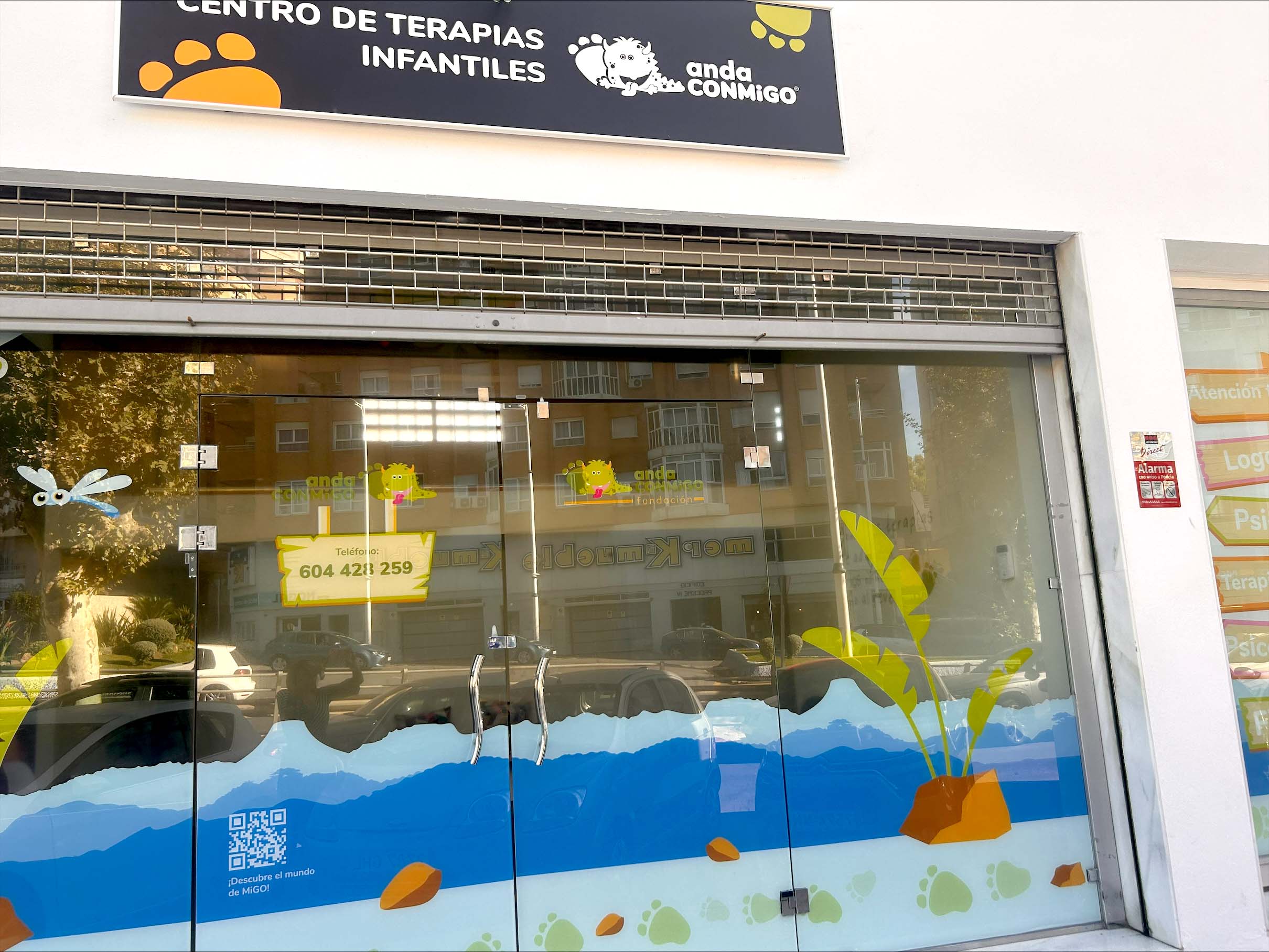 Fachada del centro anda CONMiGO Ceuta