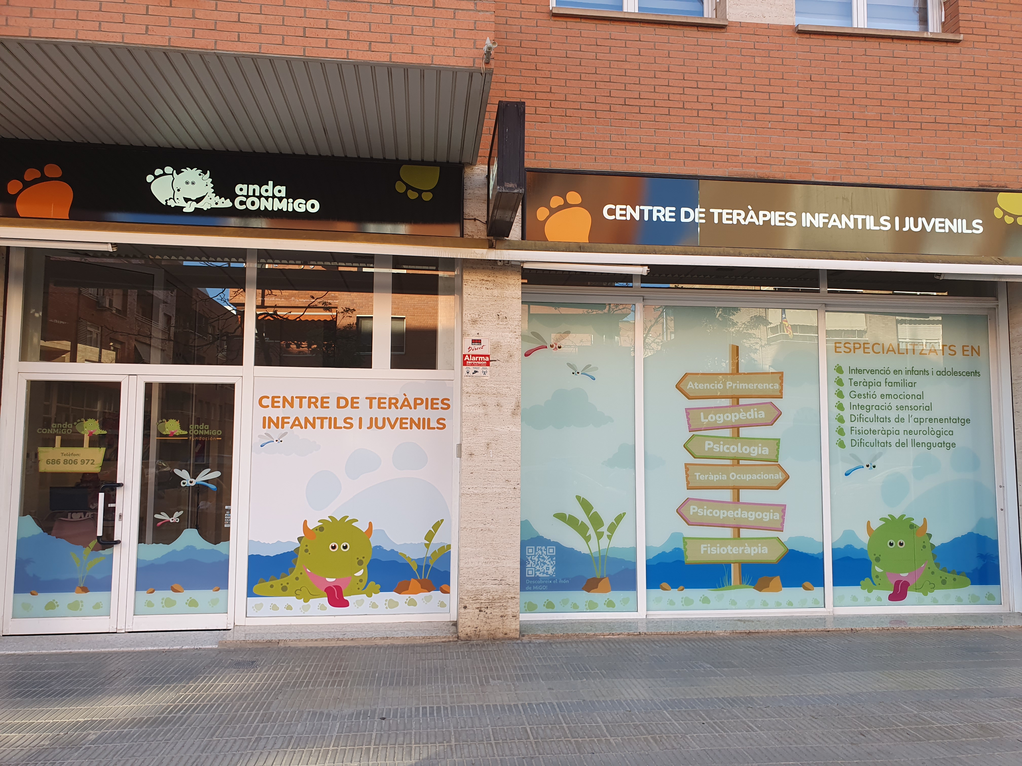 Fachada del centro anda CONMiGO Lleida