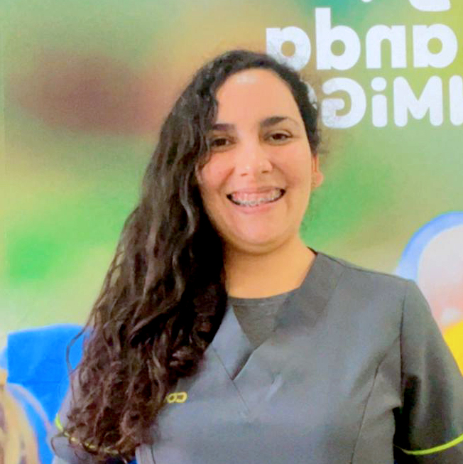Nathalia, kinesióloga del centro Maipú