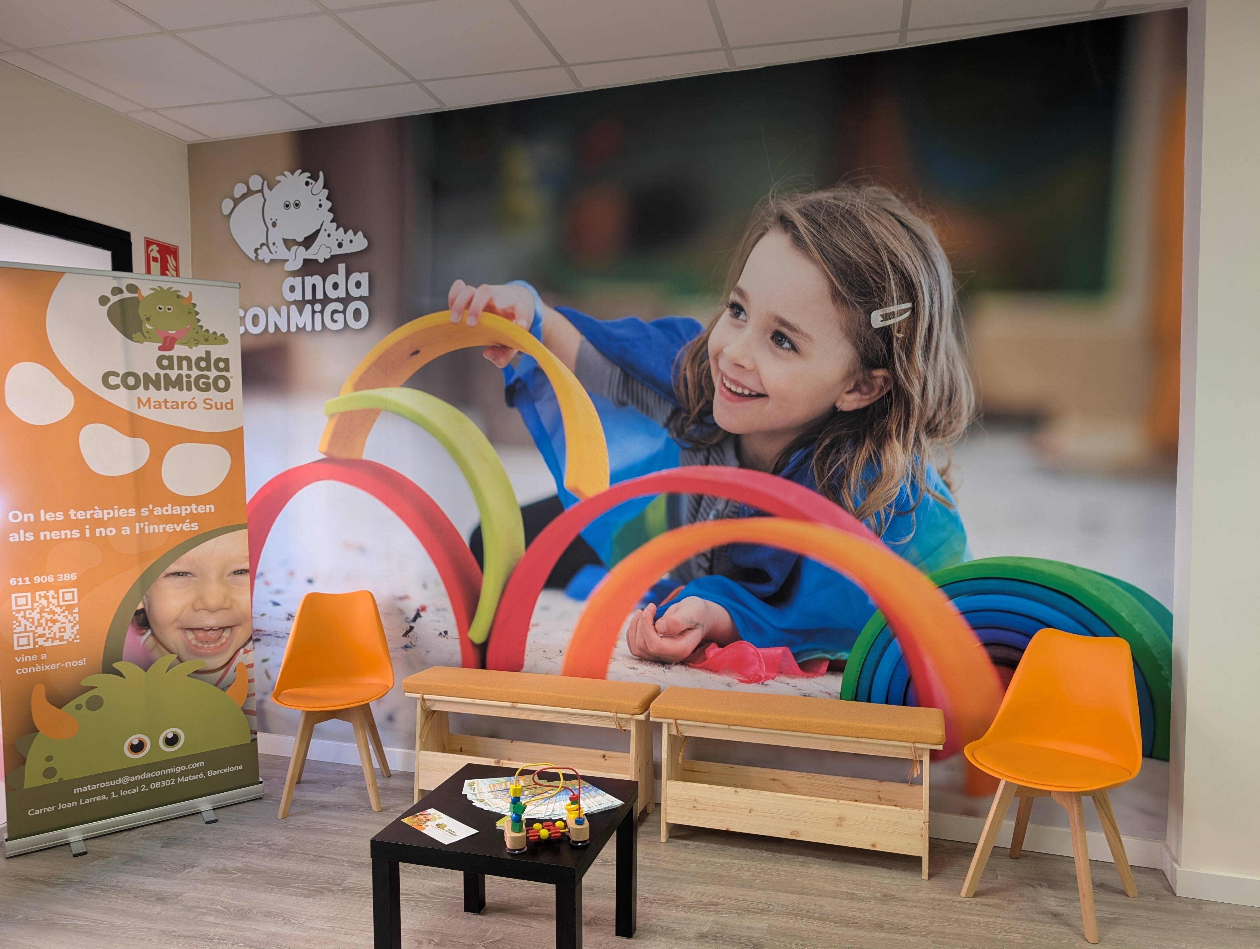 Sala de espera del centro anda CONMiGO Mataró Sub
