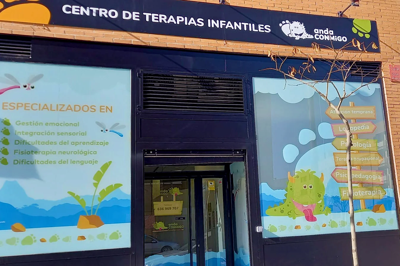 Fachada del centro anda CONMiGO San Sebastián de los Reyes