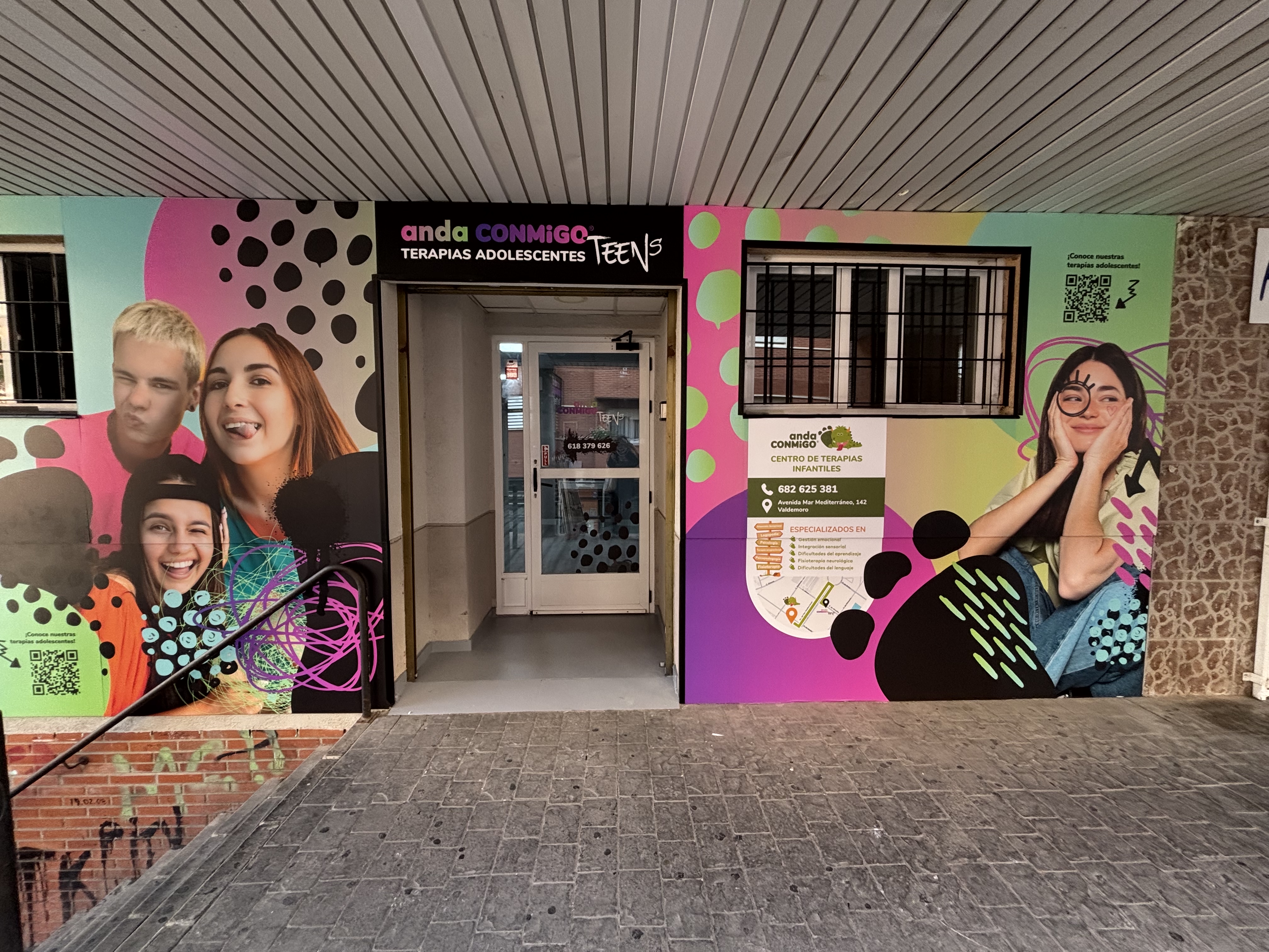 Fachada del centro anda CONMiGO Teens Valdemoro Teens