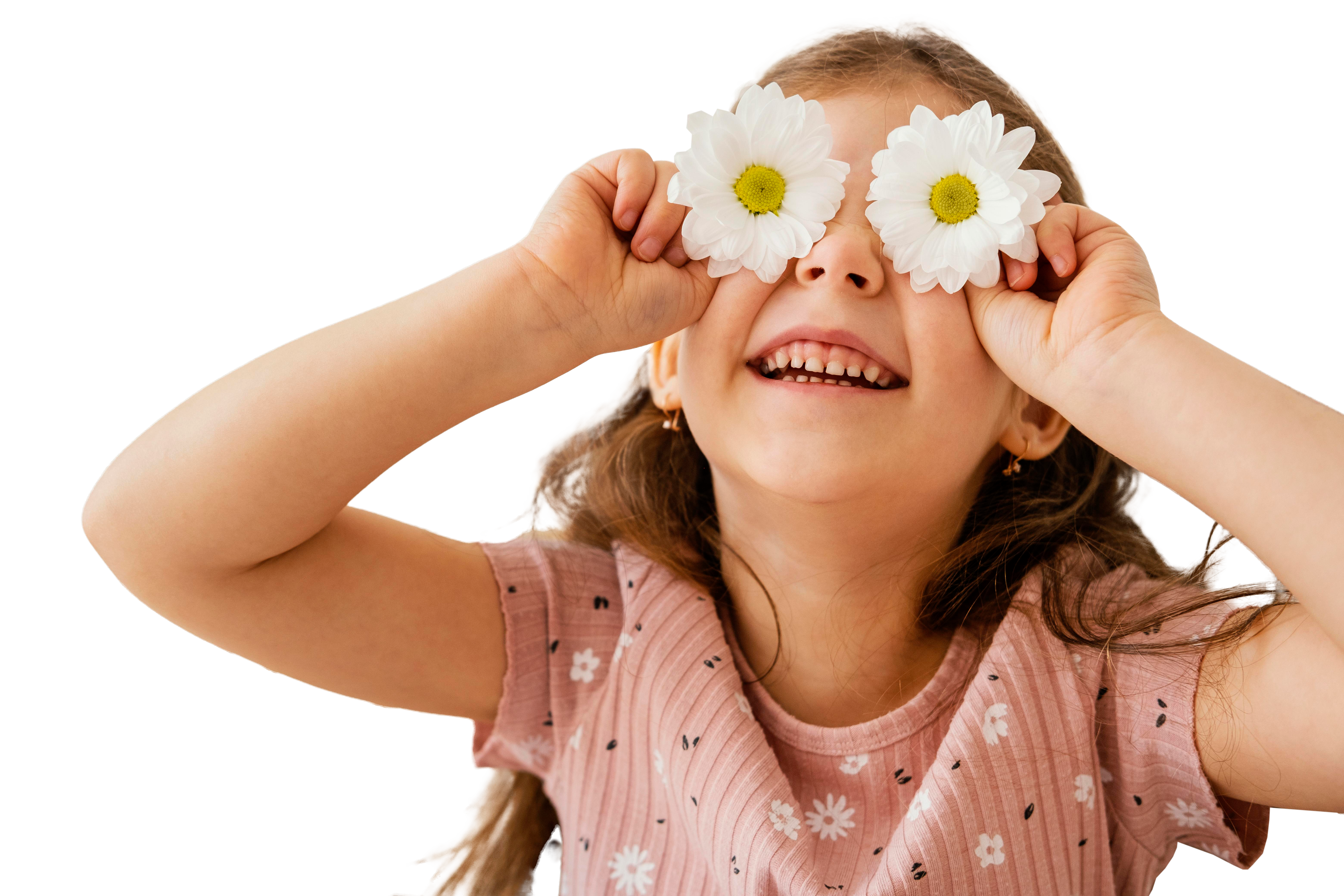 Niña sonriente